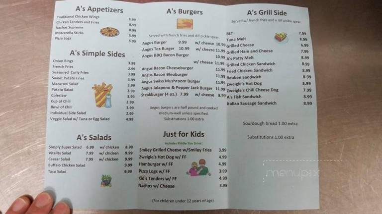 A's Sweets & Treats - Canandaigua, NY menu_pic