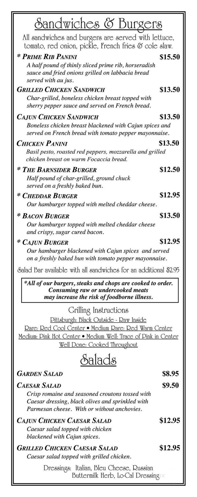 Barnsider Restaurant - Albany, NY