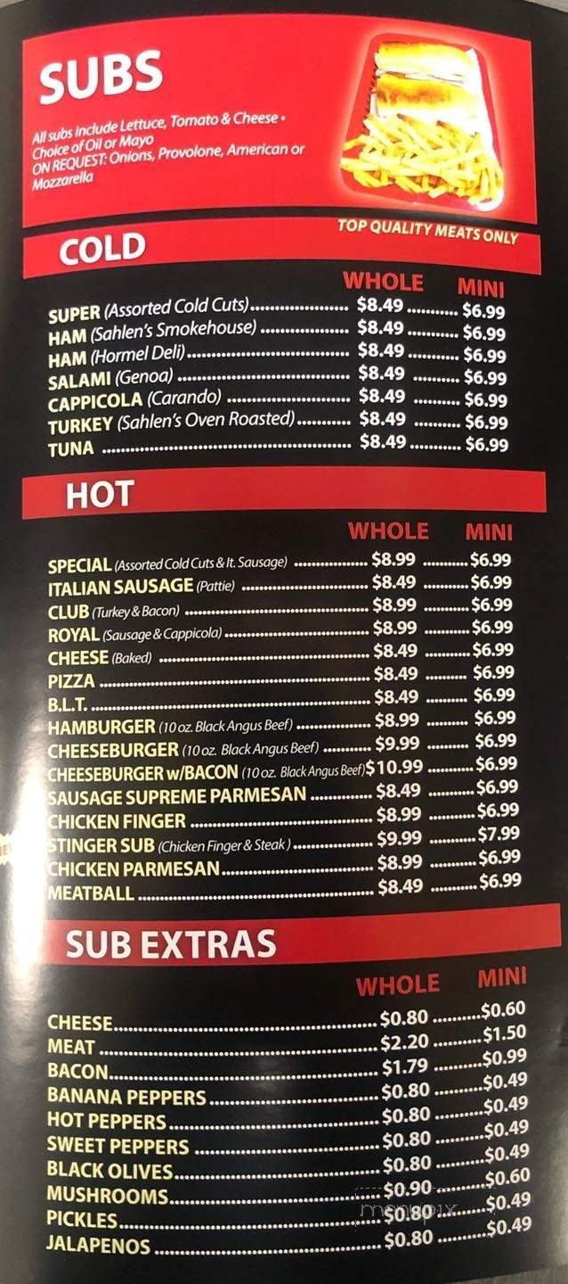 Blasdell Pizza & Subs - Blasdell, NY menu_pic
