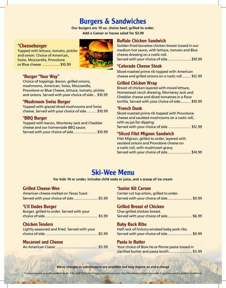 Boulder Creek - Hicksville, NY menu_pic