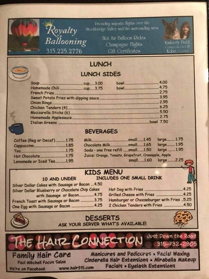 Breakfast At Tiffany's - Clinton, NY menu_pic