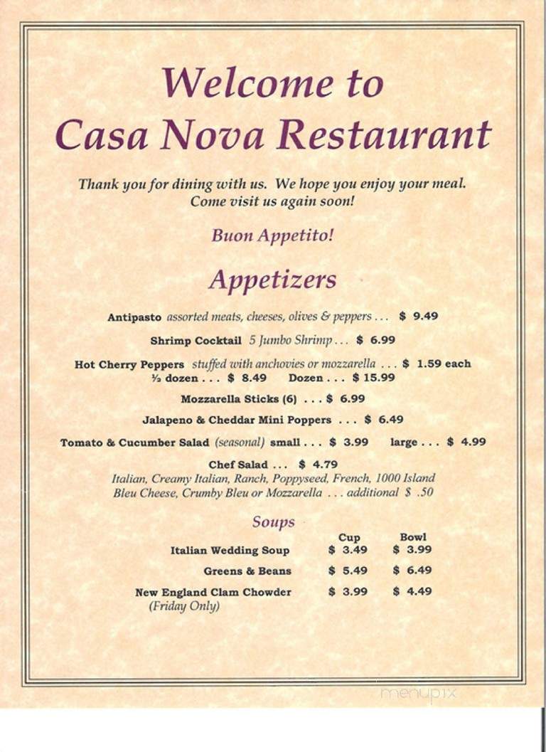 Casa Nova Restaurant - Niagara Falls, NY