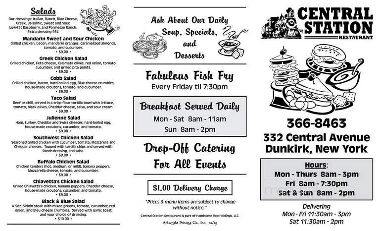 Central Station Restaurant - Dunkirk, NY