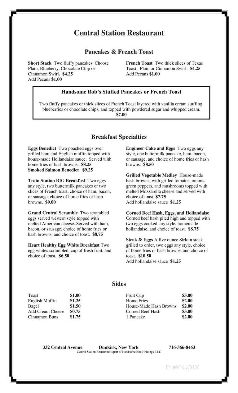 Central Station Restaurant - Dunkirk, NY