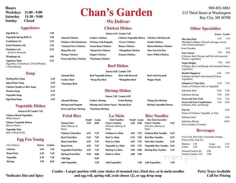 Chan's Garden - Old Bethpage, NY