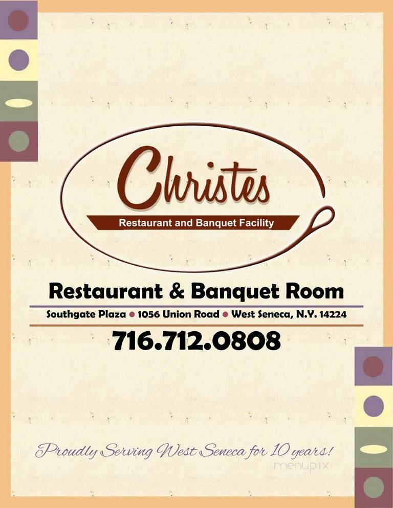 Christe's Restaurant - West Seneca, NY