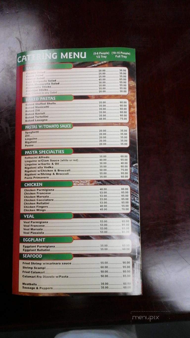 Cousins Pizza II - Syosset, NY menu_pic