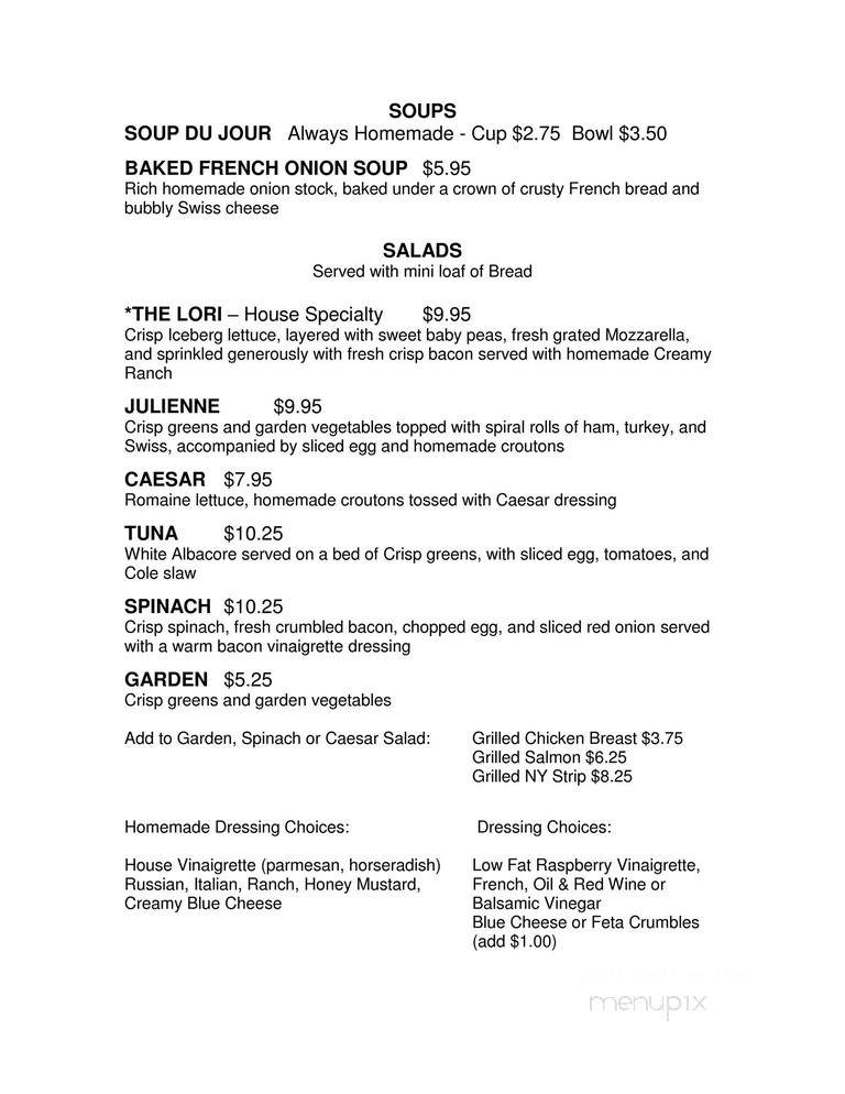 Danzer's German & American - Syracuse, NY menu_pic