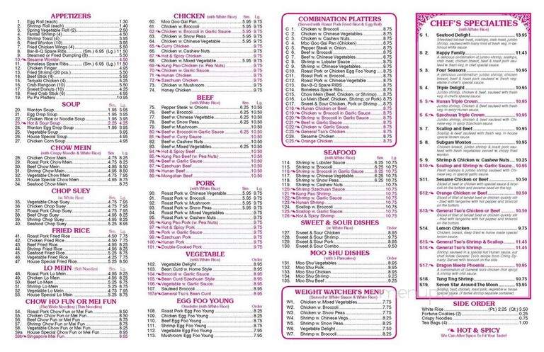 Double Happy Chinese Restaurnt - Woodhaven, NY menu_pic