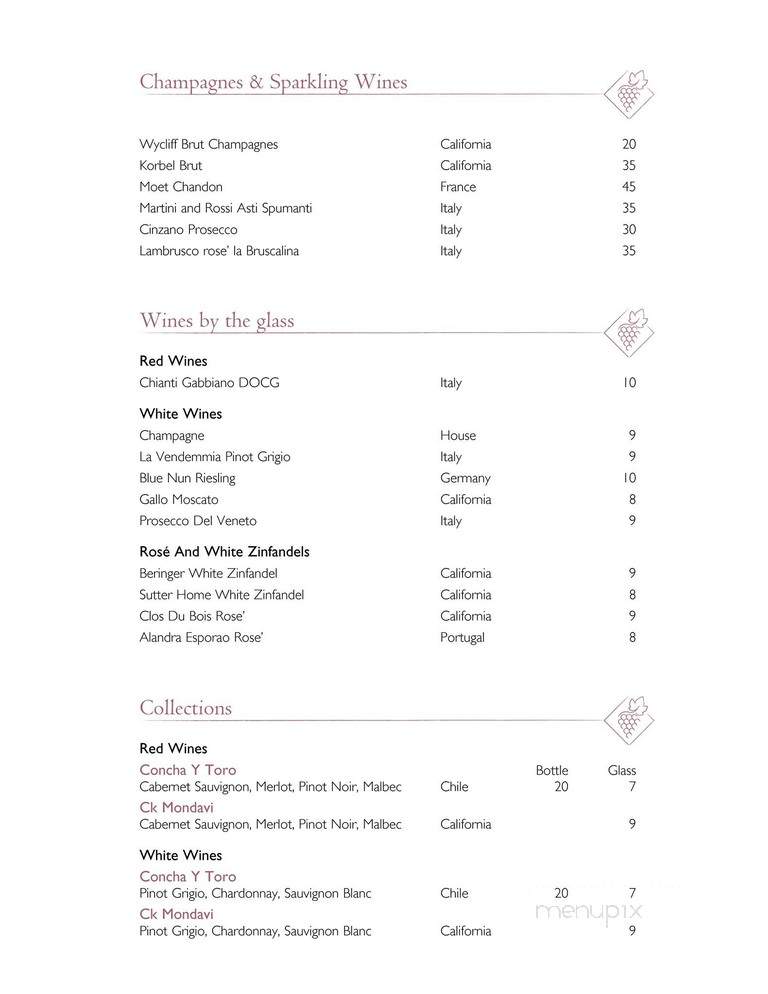 Elisa's Restaurant - North Bellmore, NY menu_pic