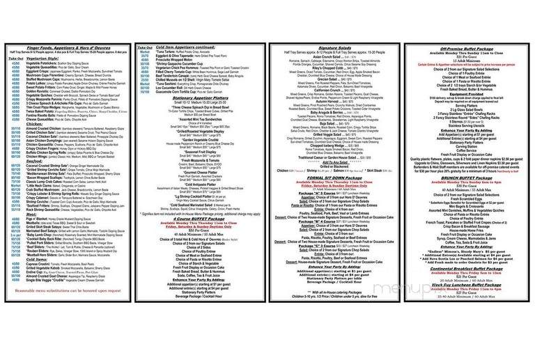 F H Riley Restaurant - Huntington, NY menu_pic