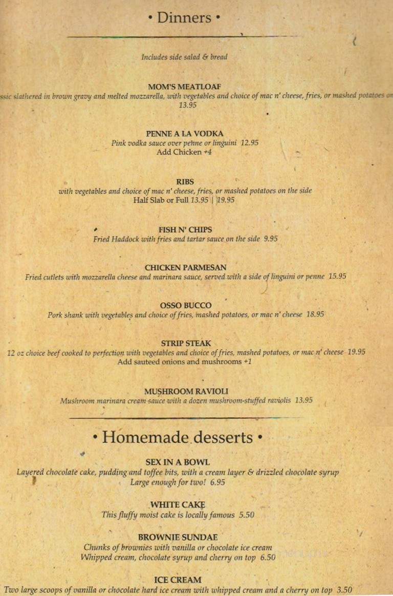 Friend's Restaurant - Smallwood, NY