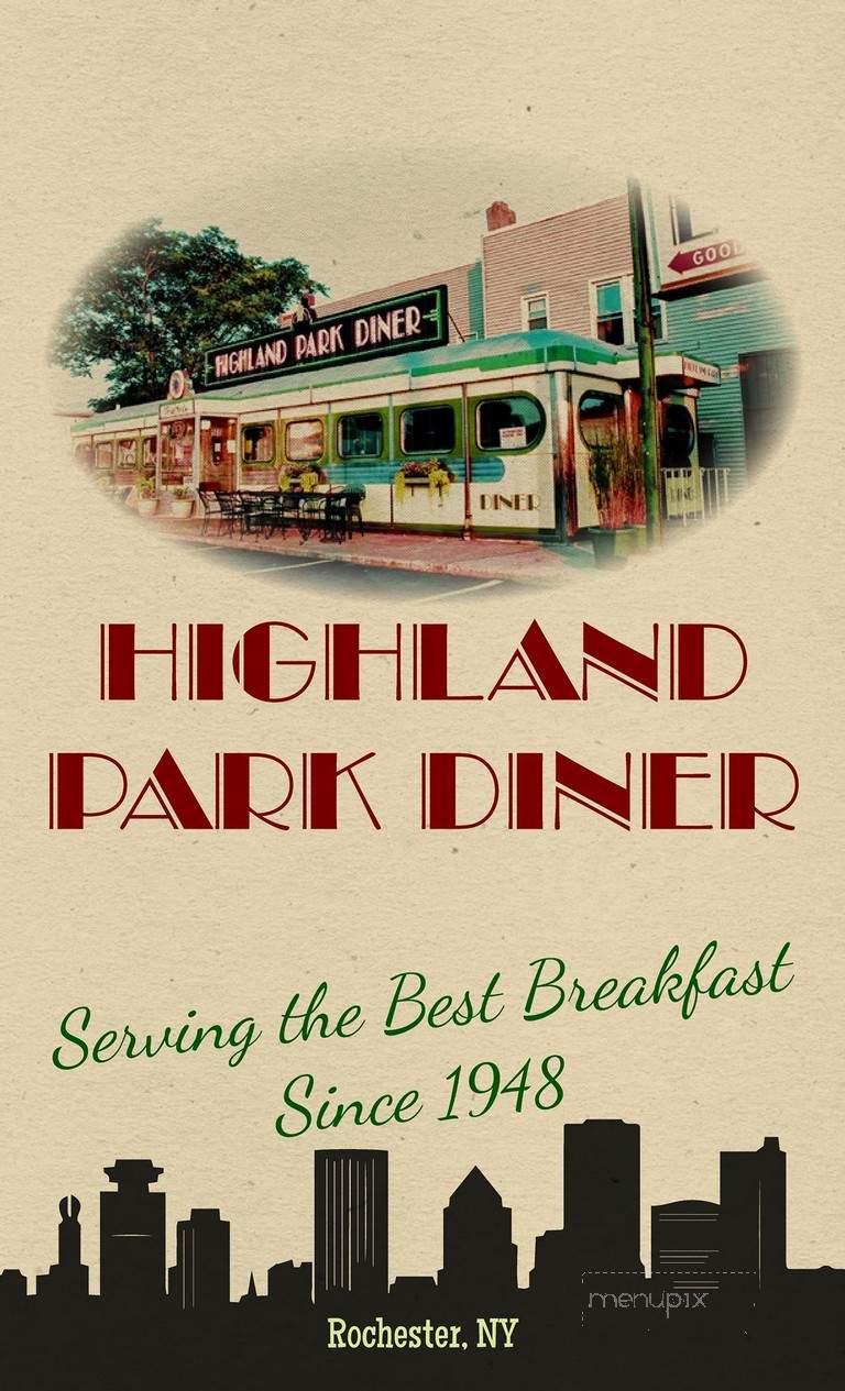 Highland Park Diner - Rochester, NY menu_pic