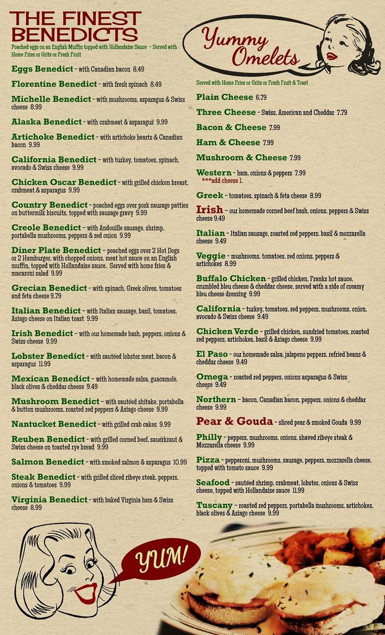 Highland Park Diner - Rochester, NY menu_pic
