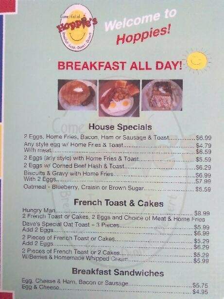 Hoppies - Oxford, NY menu_pic