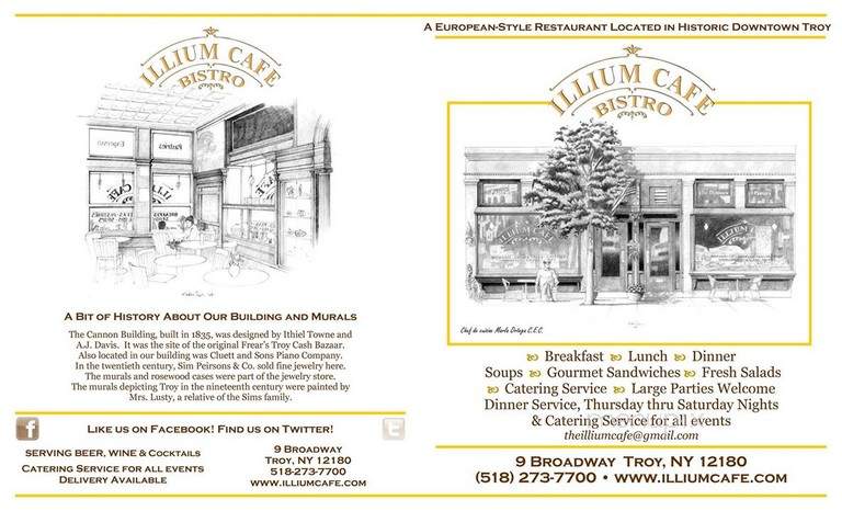Illium Cafe - Troy, NY menu_pic