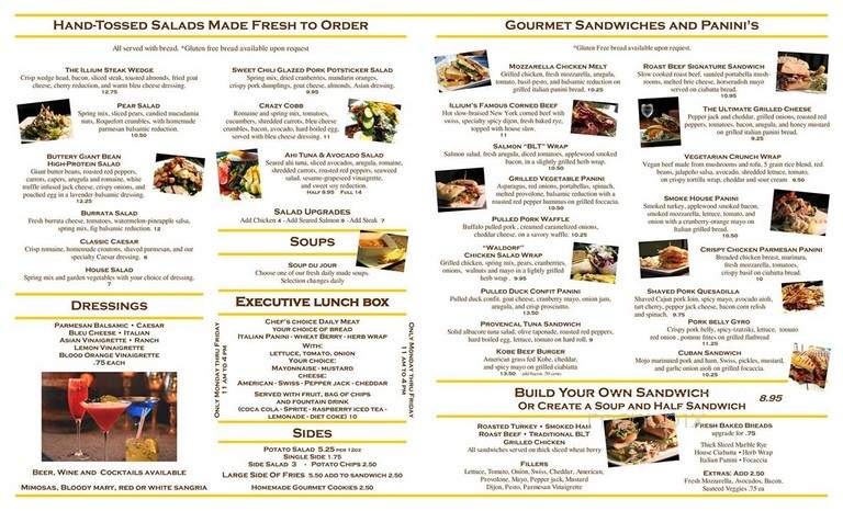 Illium Cafe - Troy, NY menu_pic