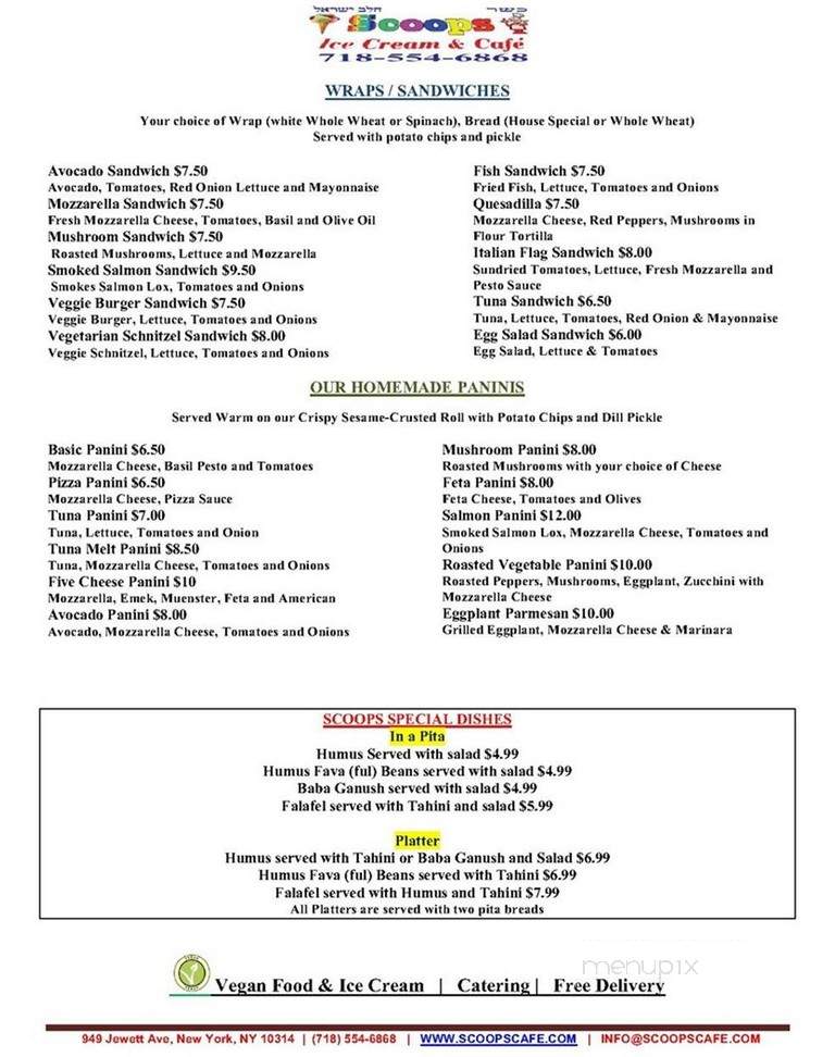 Island Cafe - Bronx, NY menu_pic