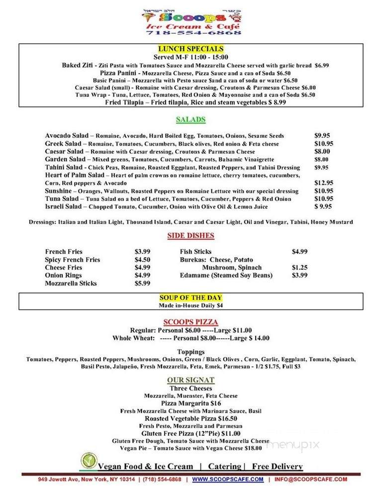 Island Cafe - Bronx, NY menu_pic