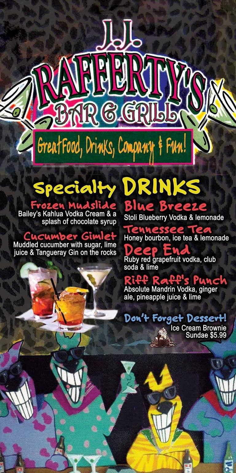 J J Rafferty's - Latham, NY menu_pic