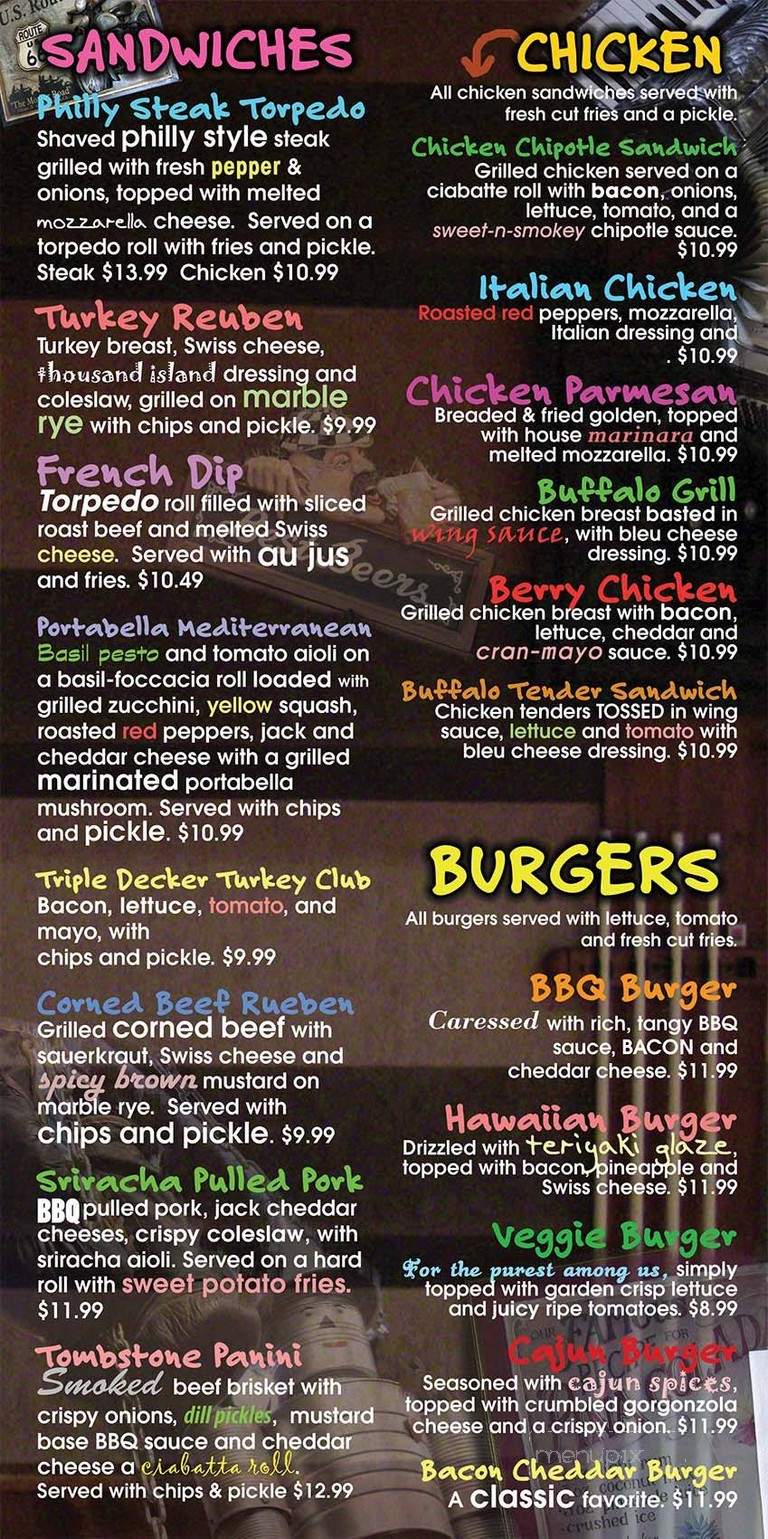 J J Rafferty's - Latham, NY menu_pic