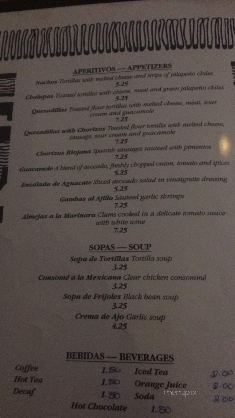 La Ca Bana Mexican Restaurant - Fleischmanns, NY menu_pic