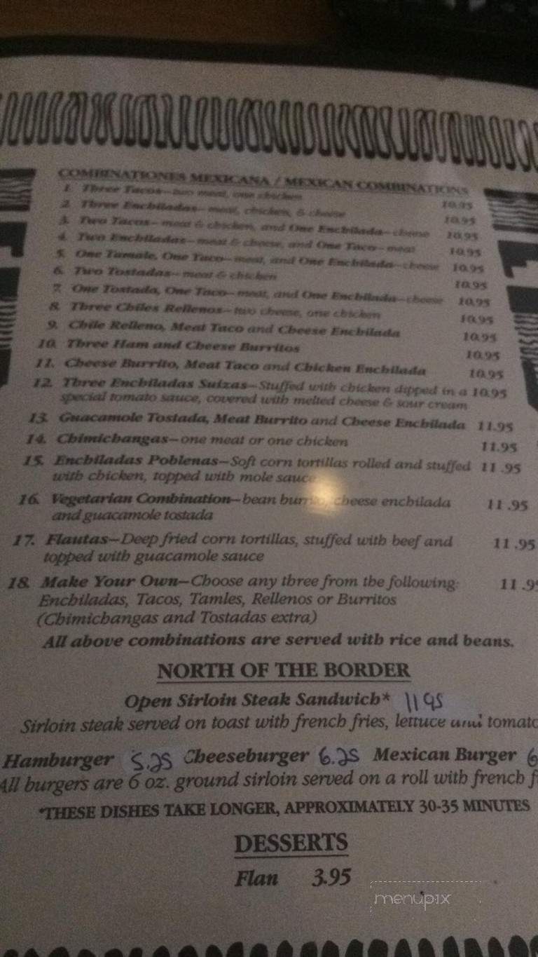 La Ca Bana Mexican Restaurant - Fleischmanns, NY menu_pic