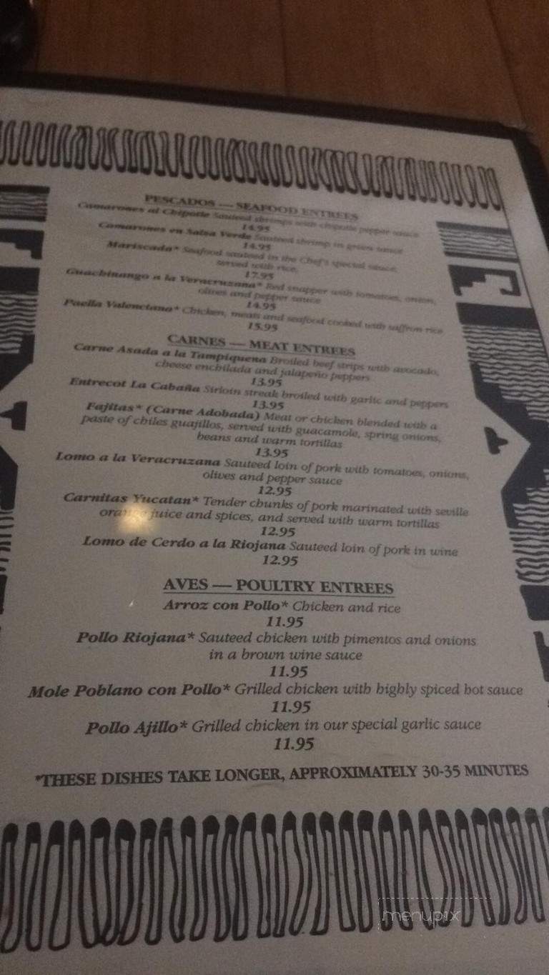 La Ca Bana Mexican Restaurant - Fleischmanns, NY menu_pic