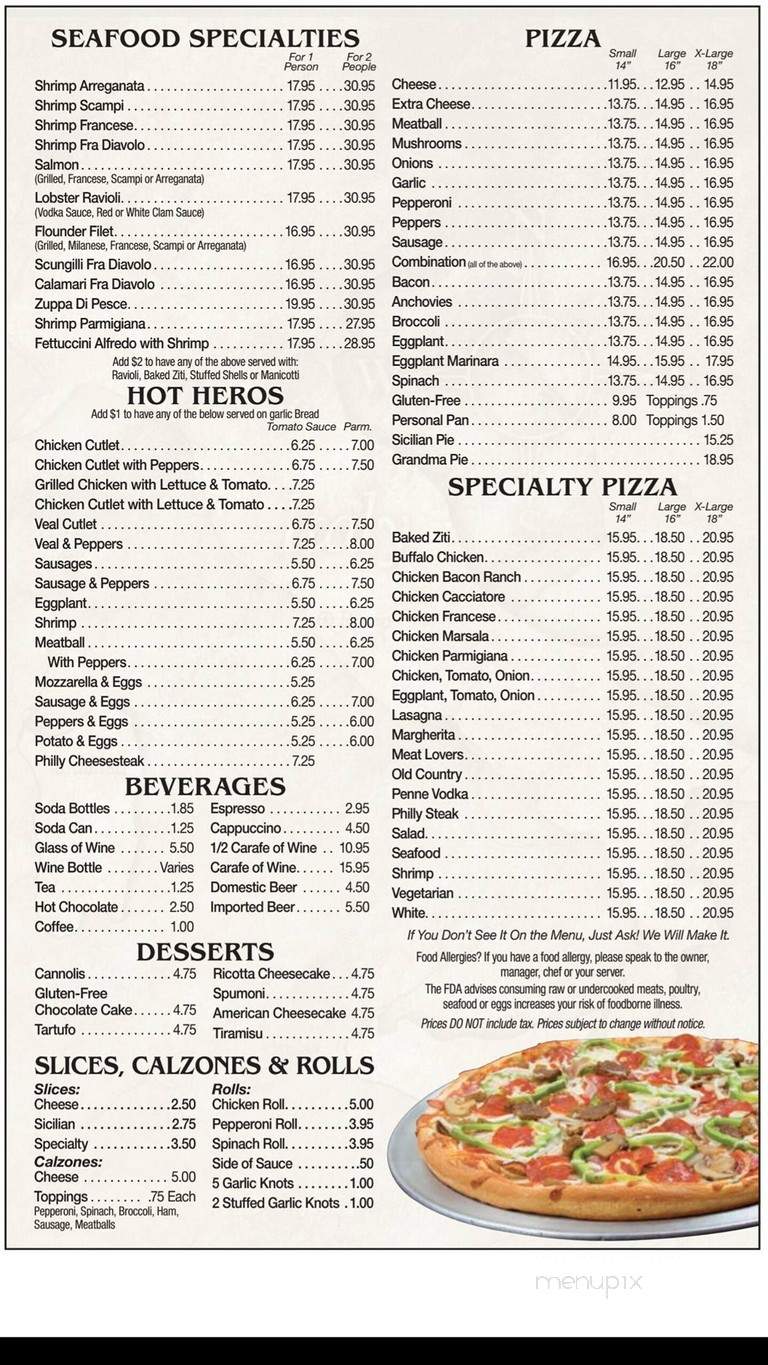 La Villetta Pizza & Pasta - Mohegan Lake, NY