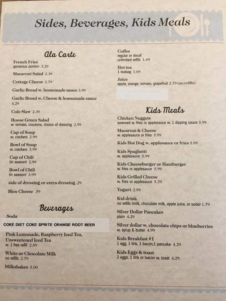 Mack's Bait & Boat Livery - Castile, NY menu_pic