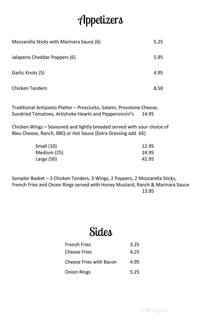 Mama Maria's Pizzeria - Stamford, NY menu_pic