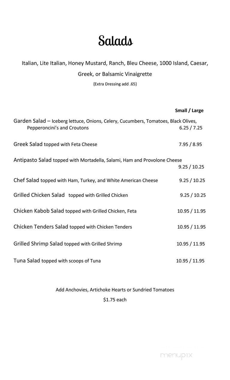 Mama Maria's Pizzeria - Stamford, NY menu_pic