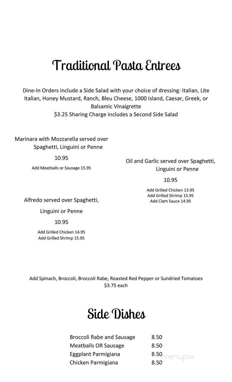 Mama Maria's Pizzeria - Stamford, NY menu_pic