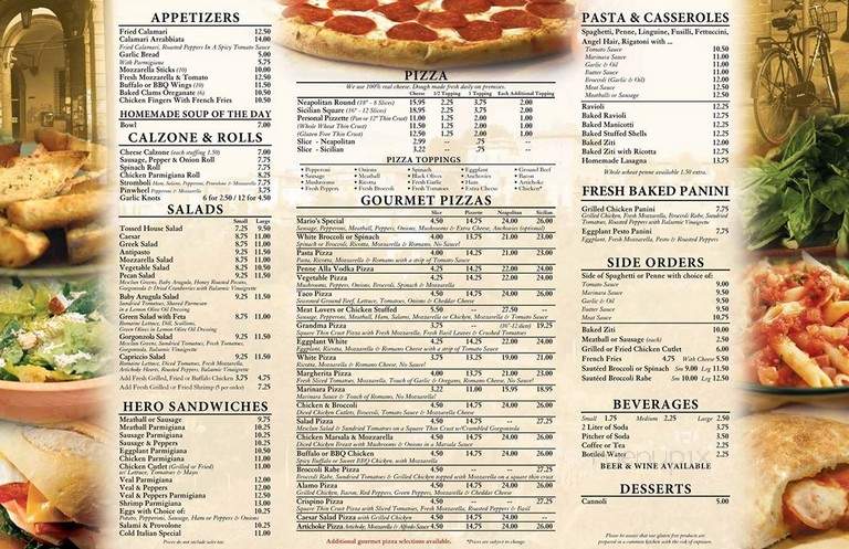Mario's Pizza - Oyster Bay, NY