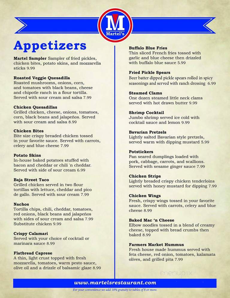 Martel's Restaurant - Albany, NY