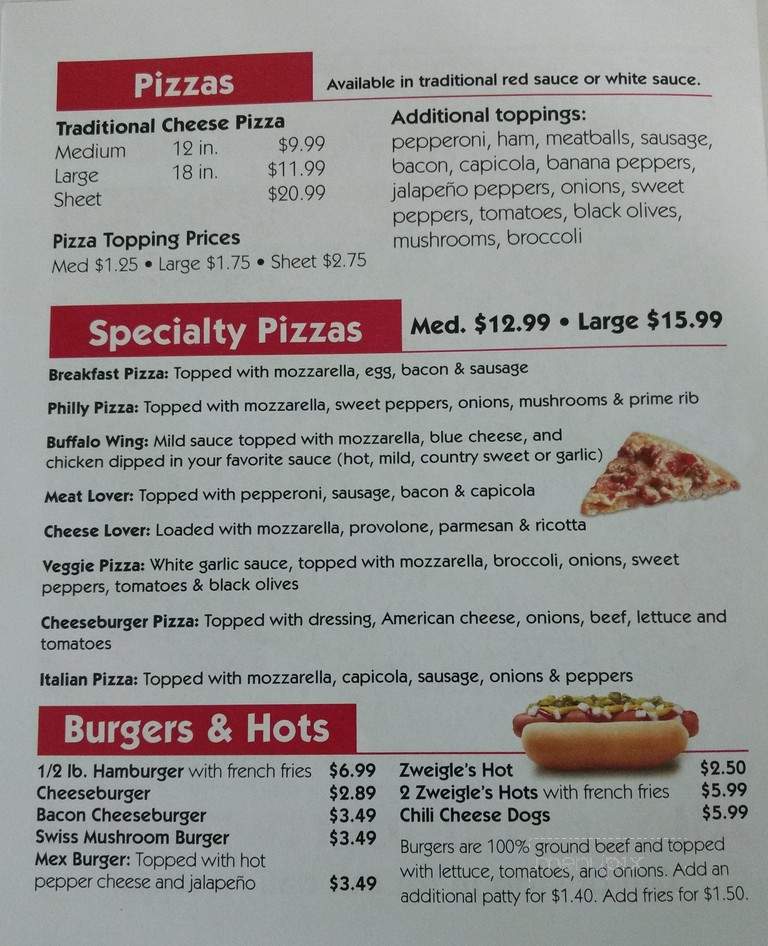 Murray's Superette - Holley, NY menu_pic