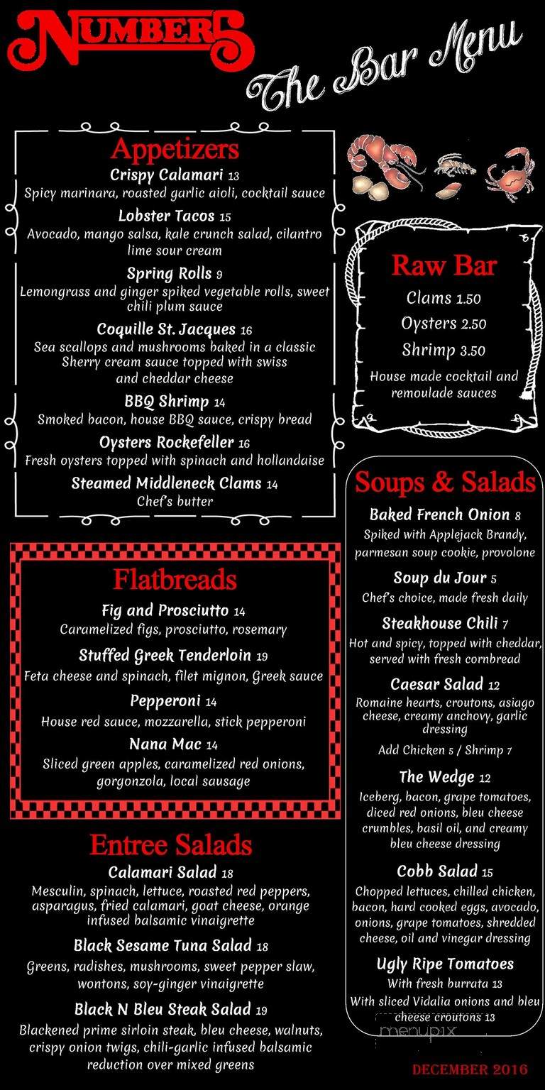 Number 1 Restaurant - New York, NY menu_pic