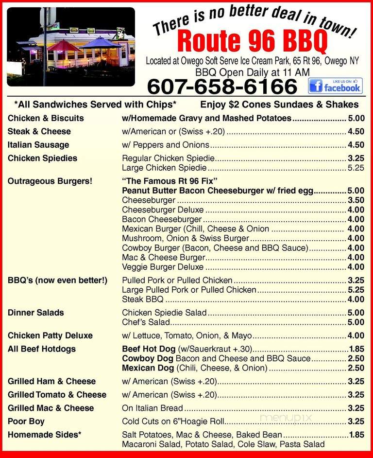 Owego Soft Serve - Owego, NY menu_pic