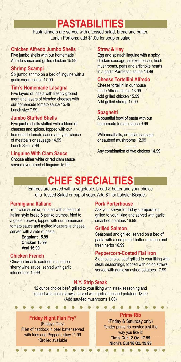 Peppers Deli & Pasta - Canandaigua, NY menu_pic