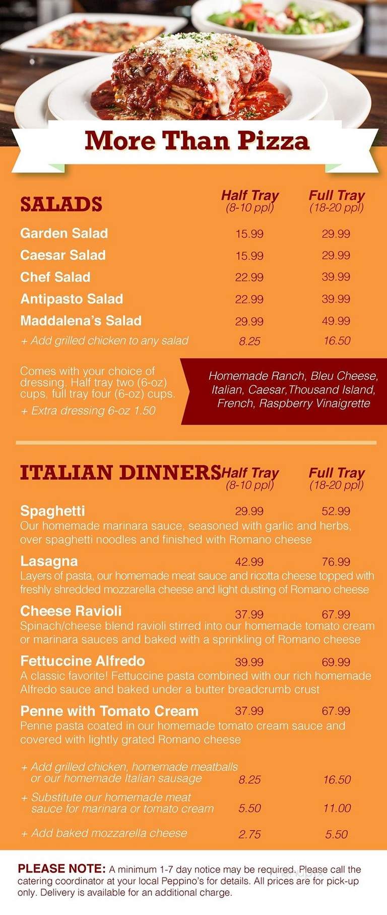 Peppino's Pizzeria - Syracuse, NY menu_pic