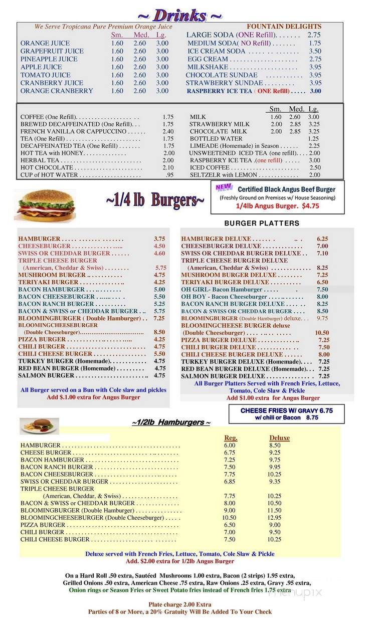 Quickway Diner - Bloomingburg, NY menu_pic