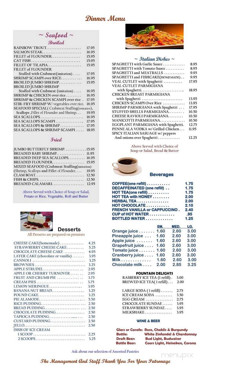 Quickway Diner - Bloomingburg, NY menu_pic