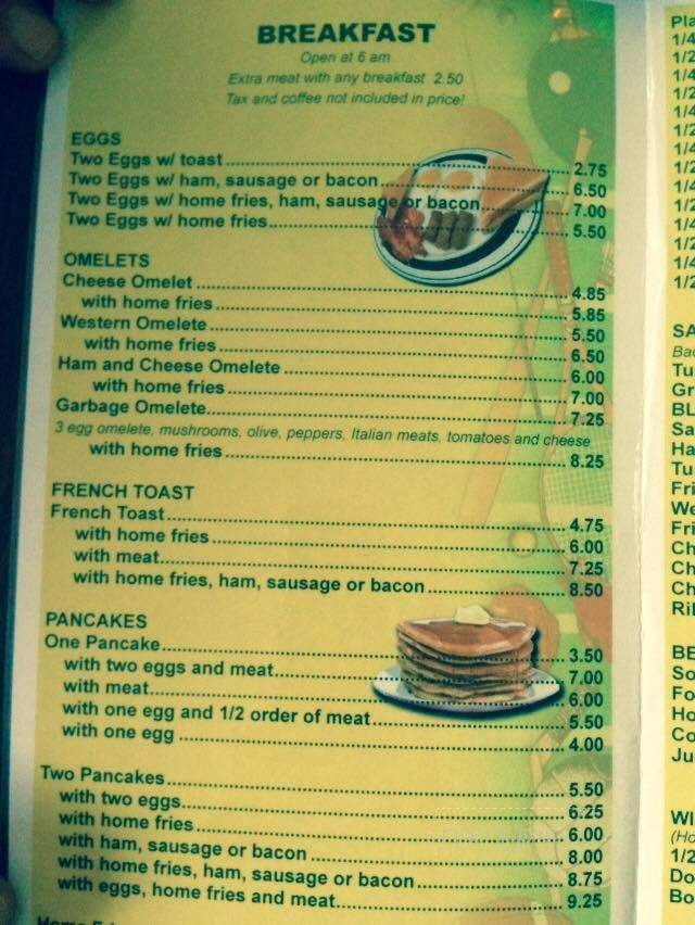 R & M Restaurant - Corning, NY menu_pic