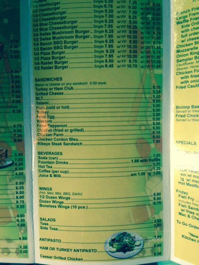 R & M Restaurant - Corning, NY menu_pic