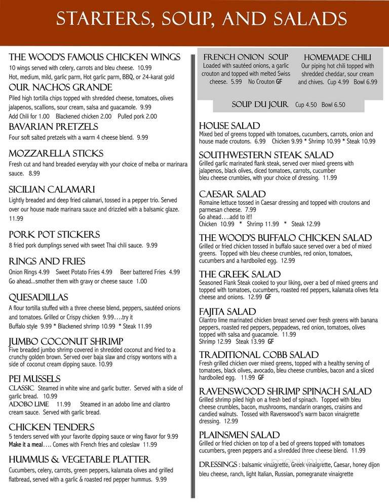 Ravenswood - Clifton Park, NY menu_pic