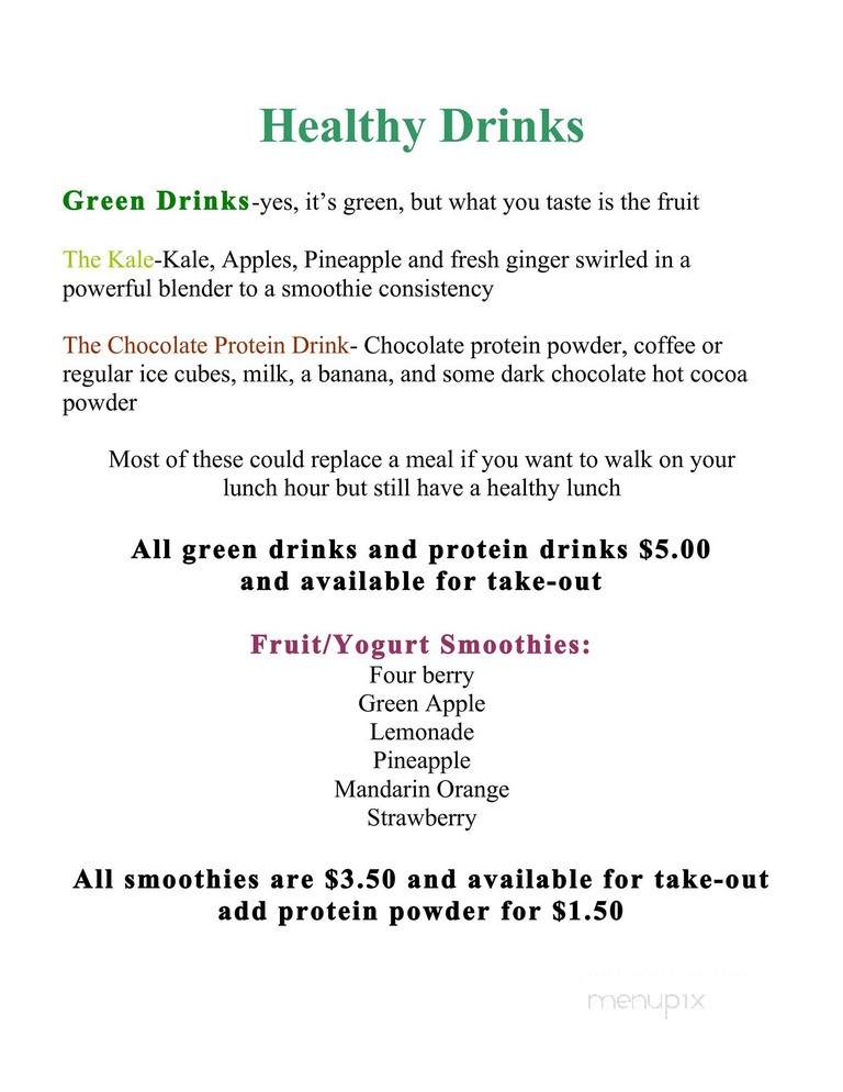 Remember When Cafe Antiques - New Berlin, NY menu_pic