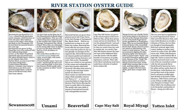 River Station Restaurant - Poughkeepsie, NY menu_pic