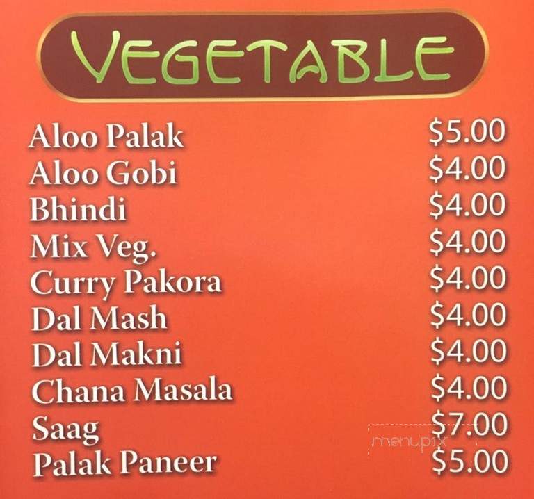 Shandar Sweet & Restaurant - Brooklyn, NY menu_pic