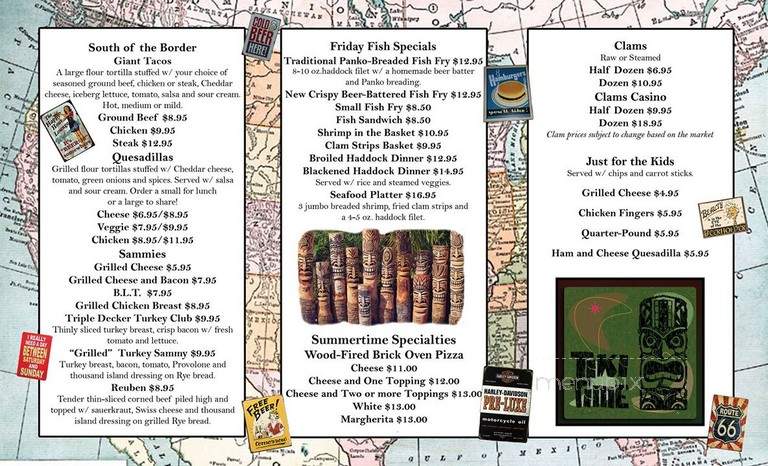 Stockman's Tavern - Swormville, NY menu_pic