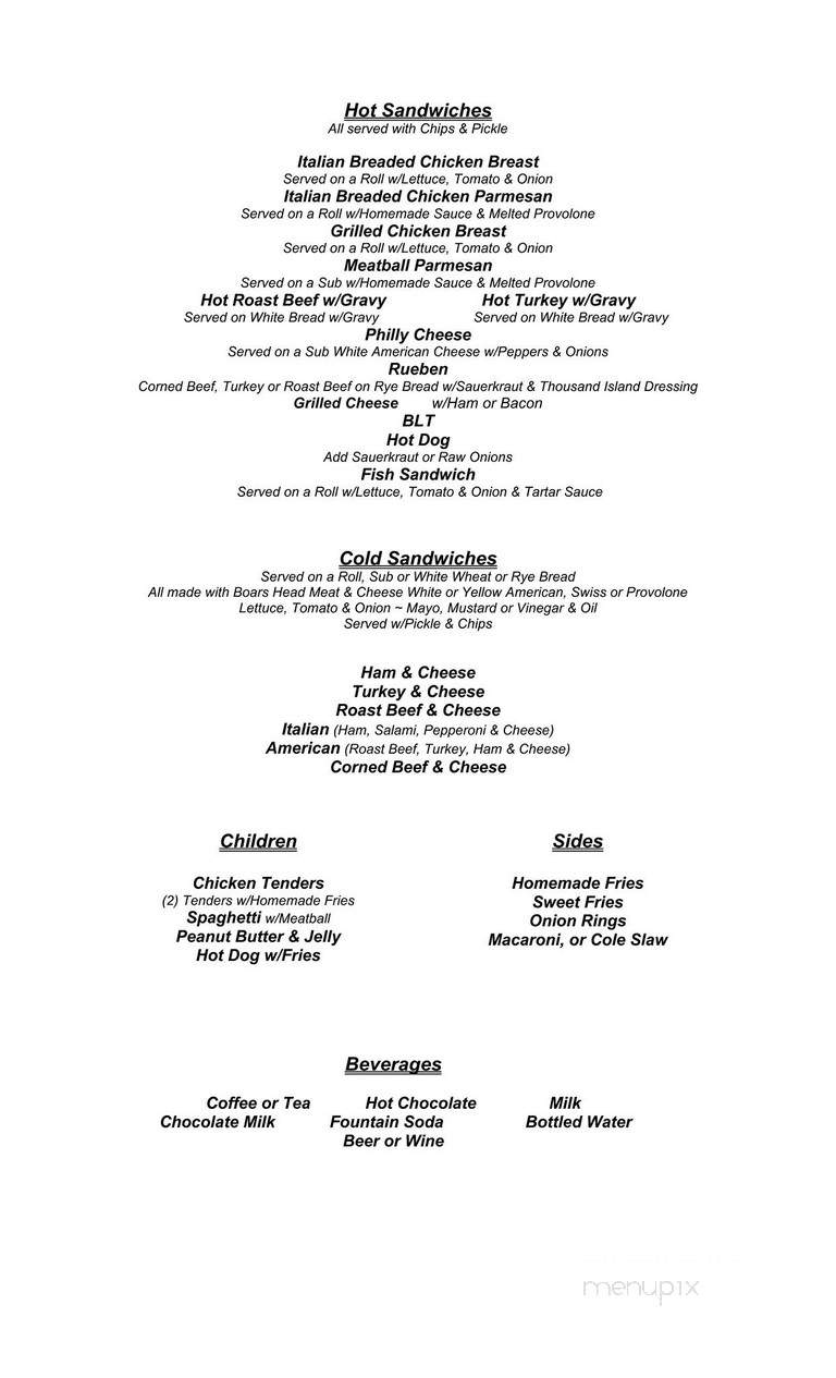Sundaes Best Hot Fudge - Greenfield Center, NY menu_pic